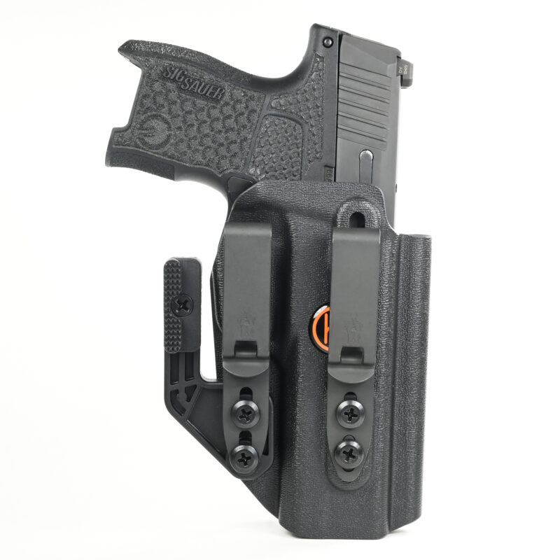 Flint Compact Holster, back with DCC clips