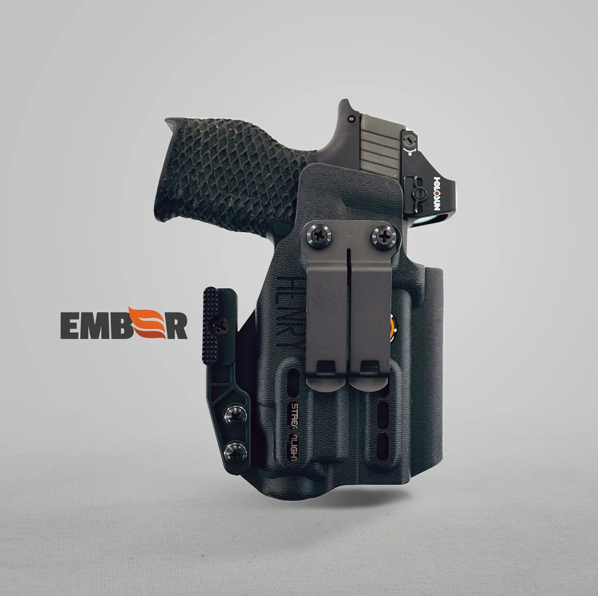 Ember - AIWB/IWB Light bearing holster for sub-compact concealed